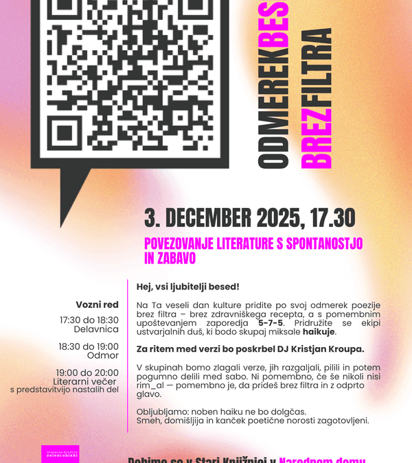 ODMEREK BESED BREZ FILTRA