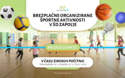 S Športno zvezo Logatec v aktivne zimske počitnice!