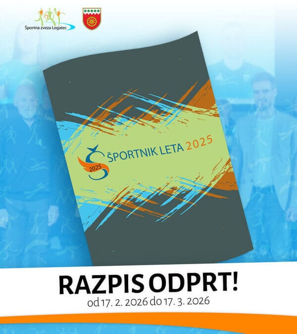 Izbor športnika leta 2025 se začenja!