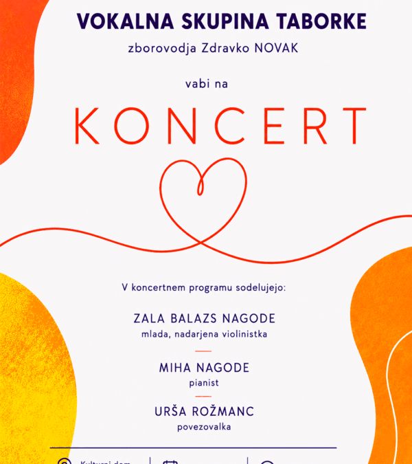 Taborke vabijo na koncert