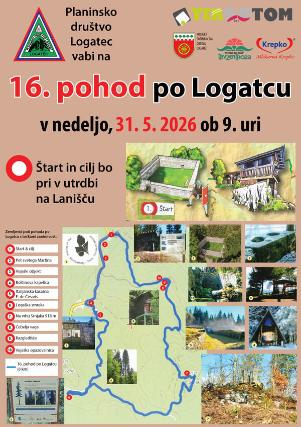 pohod po Logatcu